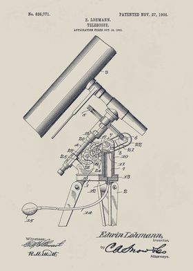 Telescope Patent Illustration