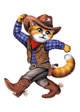 Cat Cowboy