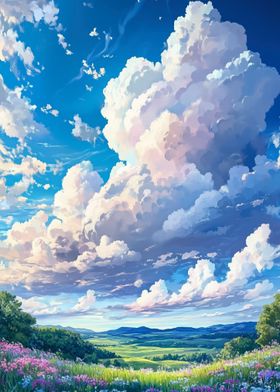 Dreamy Sky Landscape