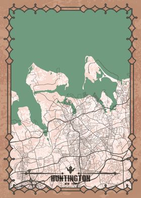 Huntington, New York Map