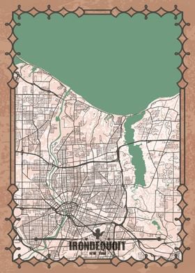 Irondequoit, NY Map