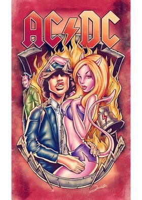 AC/DC Rock Poster