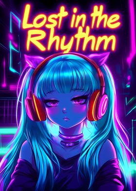 Lost in the Rhythm Anime Girl