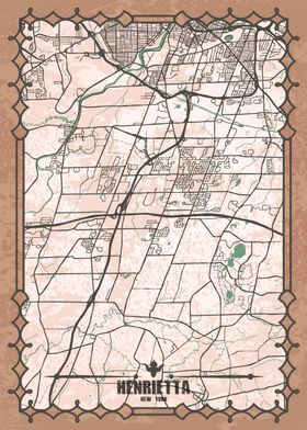 Henrietta, New York Map