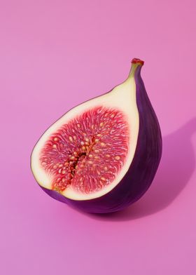 Half Fig on Pink