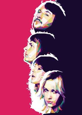 Abba Pop Art Band