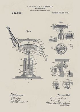 Barber Chair Patent