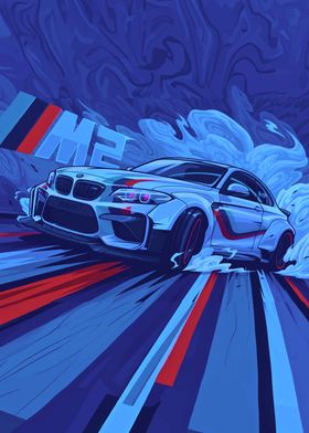 BMW M2 Drifting