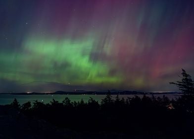 Northern Lights From Mt Doug