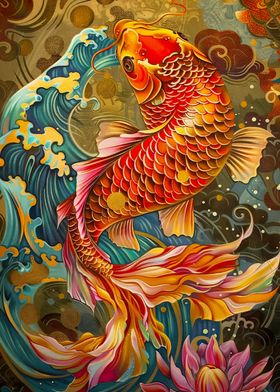 Koi Fish Painting