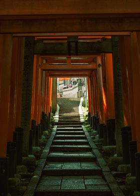 Inari Fushimi Kyoto Torii Gate 