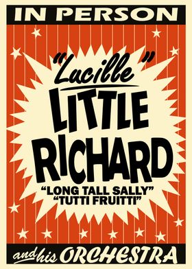 Little Richard Concert Poster