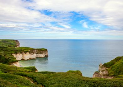 Coastal Cliffs and Sea