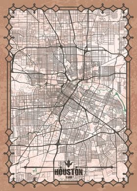 Houston City Map