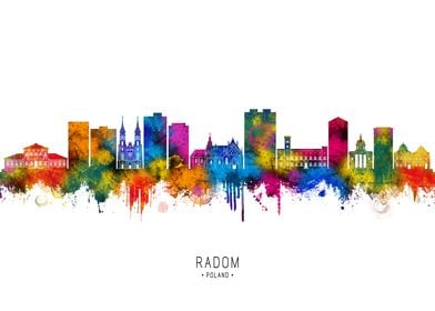 Radom Skyline Watercolor