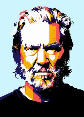 Pop Art Portrait of a Man wpap pop art