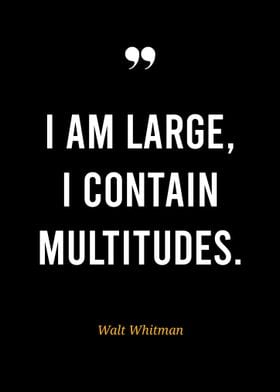 Walt Whitman Quote