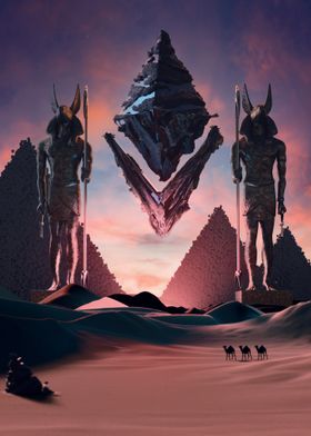 Anubis &amp; Pyramids