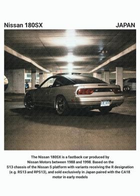 Nissan 180SX - Silver Fastback