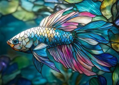 Stained Glass Betta Fish