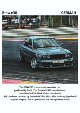 BMW E30 Drifting