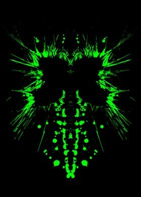 Rorschach Green Neon 1