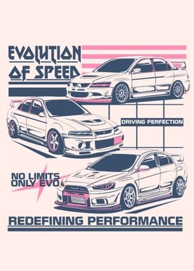 Mitsubishi Evolution of Speed