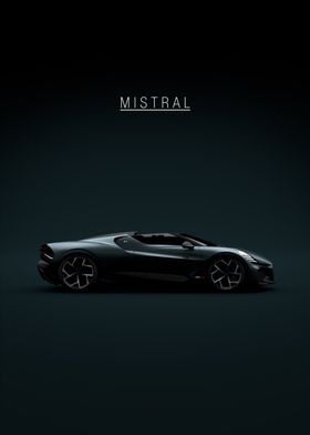 2024 Bugatti w16 Mistral - Green Tint