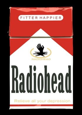 Radiohead Cigarette Pack