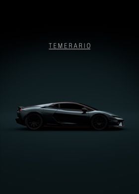 Black 2025 Lamborghini Temerario - Green Tint