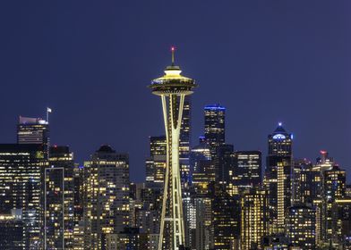 Seattle Skyline at Night