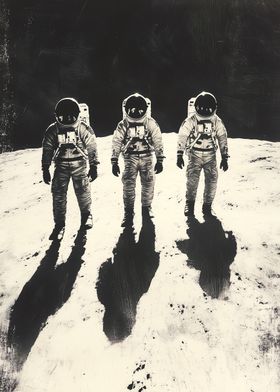 Astronauts on the Moon