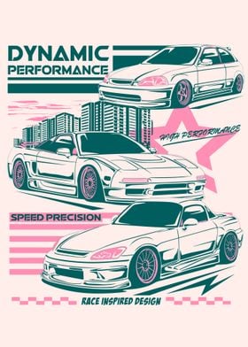 JDM Car Illustration