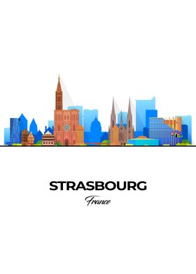 Strasbourg Skyline