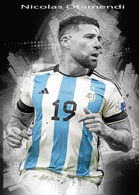 Nicolas Otamendi Argentina Soccer