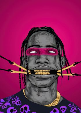 Travis Scott Digital Art