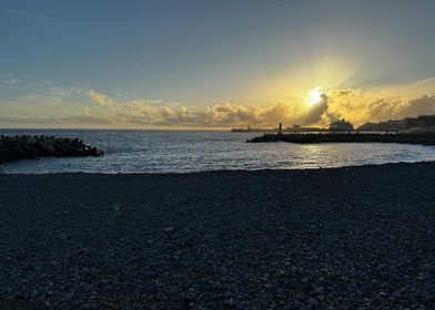 Sunset Over Southern Funchal