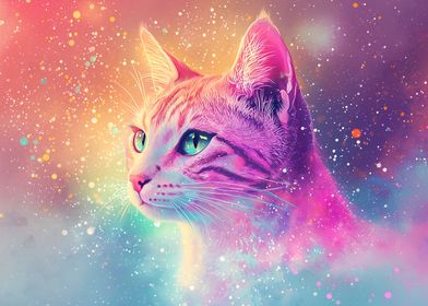 Cosmic Cat Portrait