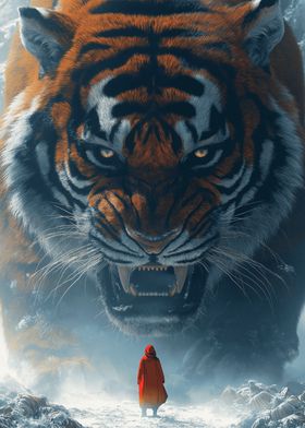 Cinematic Tiger and Red Hood