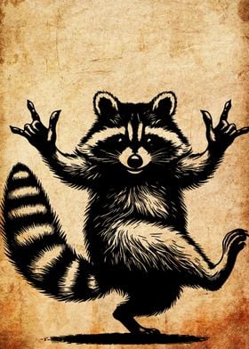 Raccoon Rock and Roll