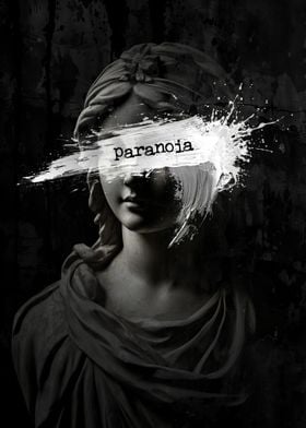 Paranoia Statue Art