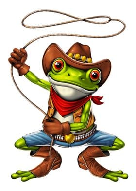 Frog Cowboy