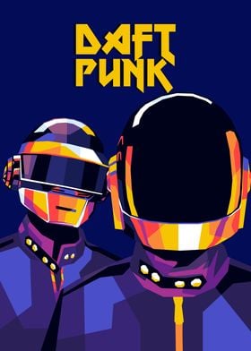 Daft Punk Pop Art