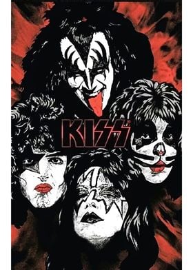 KISS Band Portrait