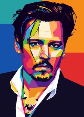 Johnny Depp Pop Art Portrait