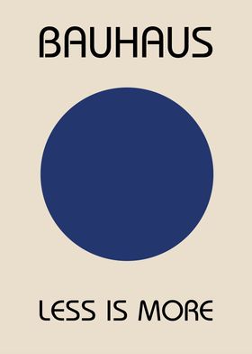 Bauhaus Minimalist Poster