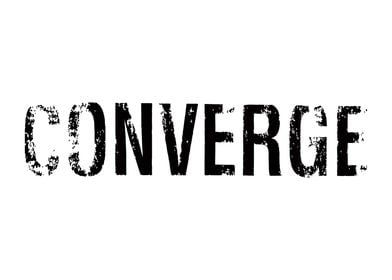 Converge Band Logo Black F