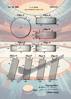 1940 Hockey Puck Patent