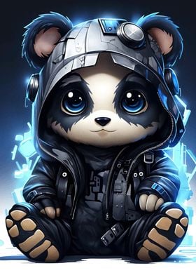 Cyberpunk Panda