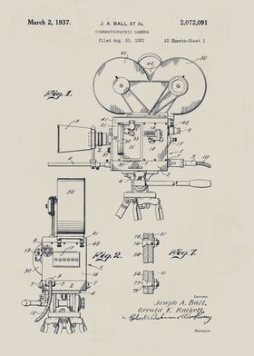 1937 Film Camera Patent